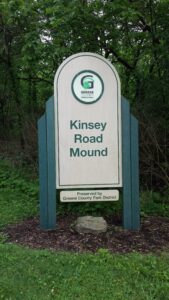 Kinsey Road Mound Preserve Sign